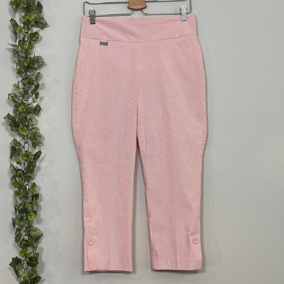 Peck & Peck Pants - PECK & PECK | PANTS SIZE 8 STRIPED RED WHITE